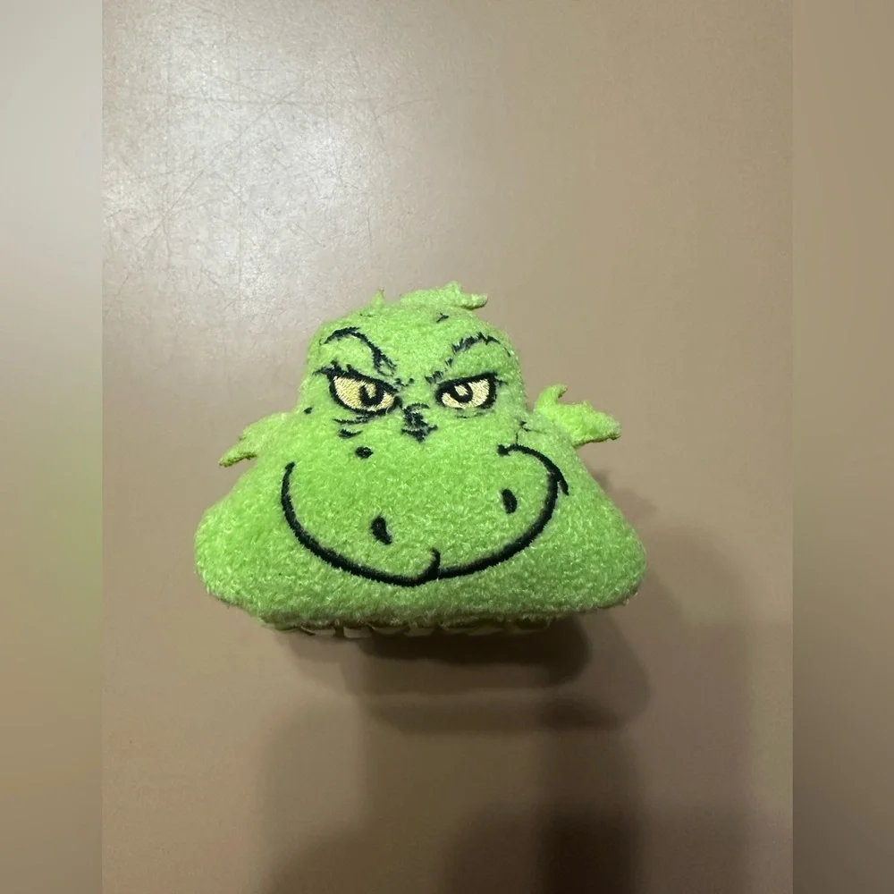 Grinch hair claw hair clip plush Christmas grinch hair claw hair clip - Picture 5 of 5